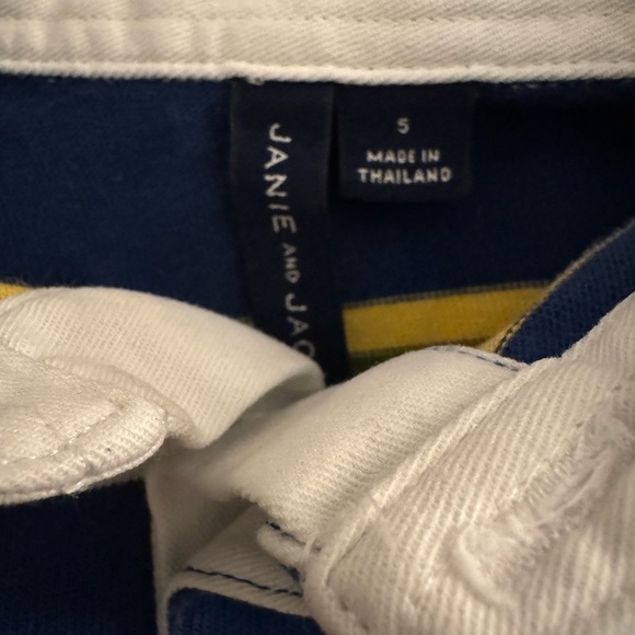 Janie and Jack rugby shirt size 5 - Picture 2 of 3
